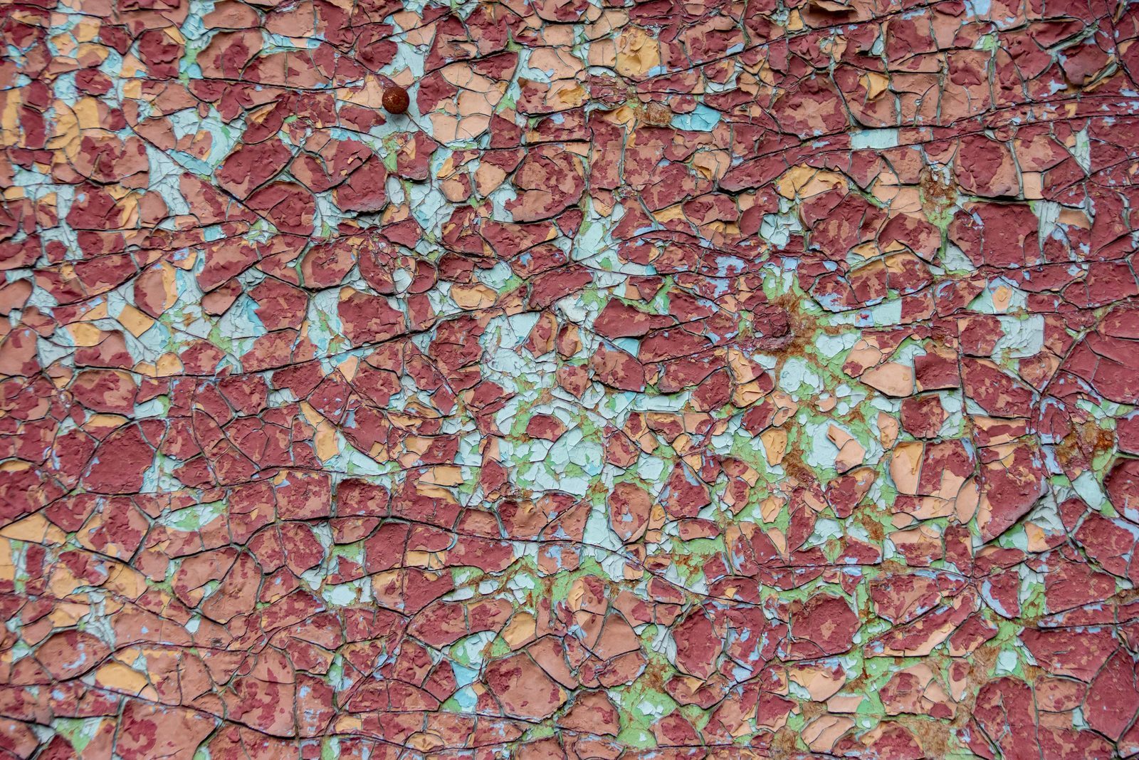 Colorful mosaic chips