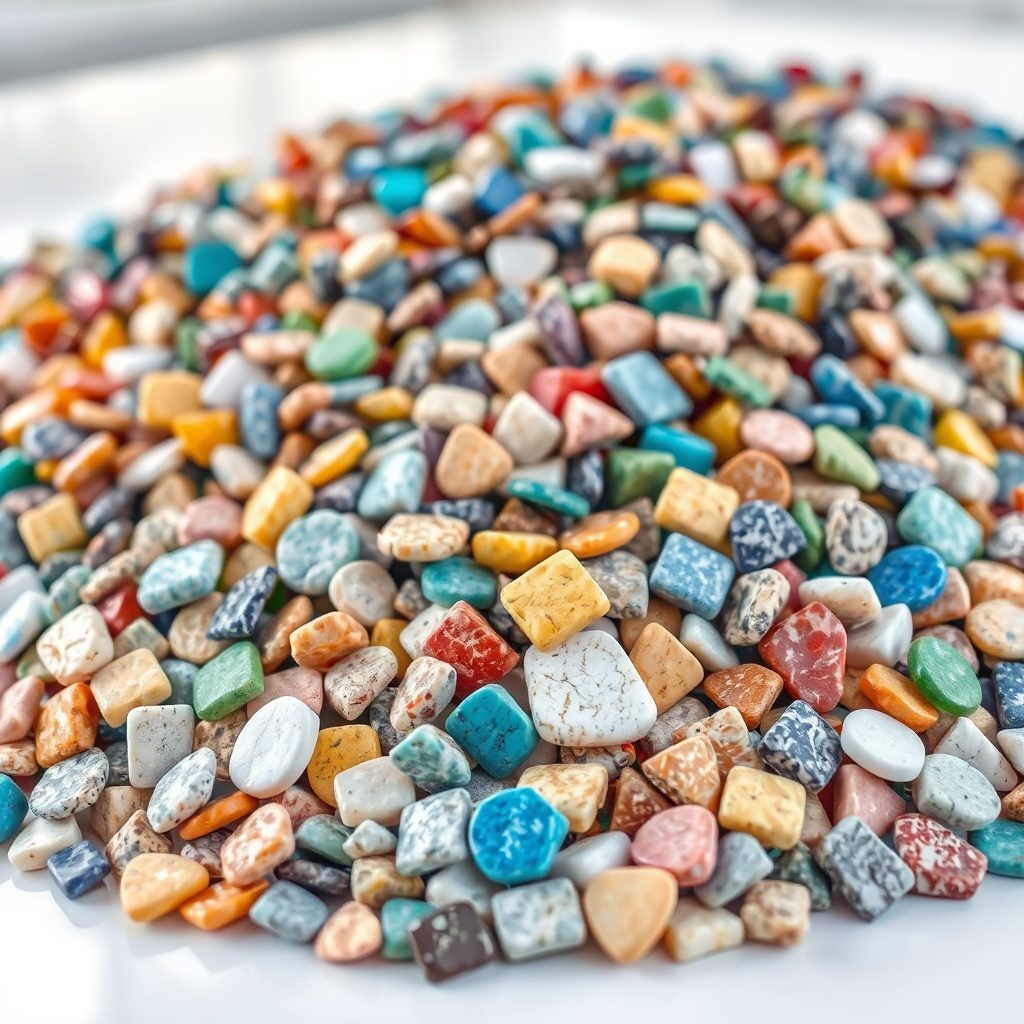 Colorful mosaic chip packs