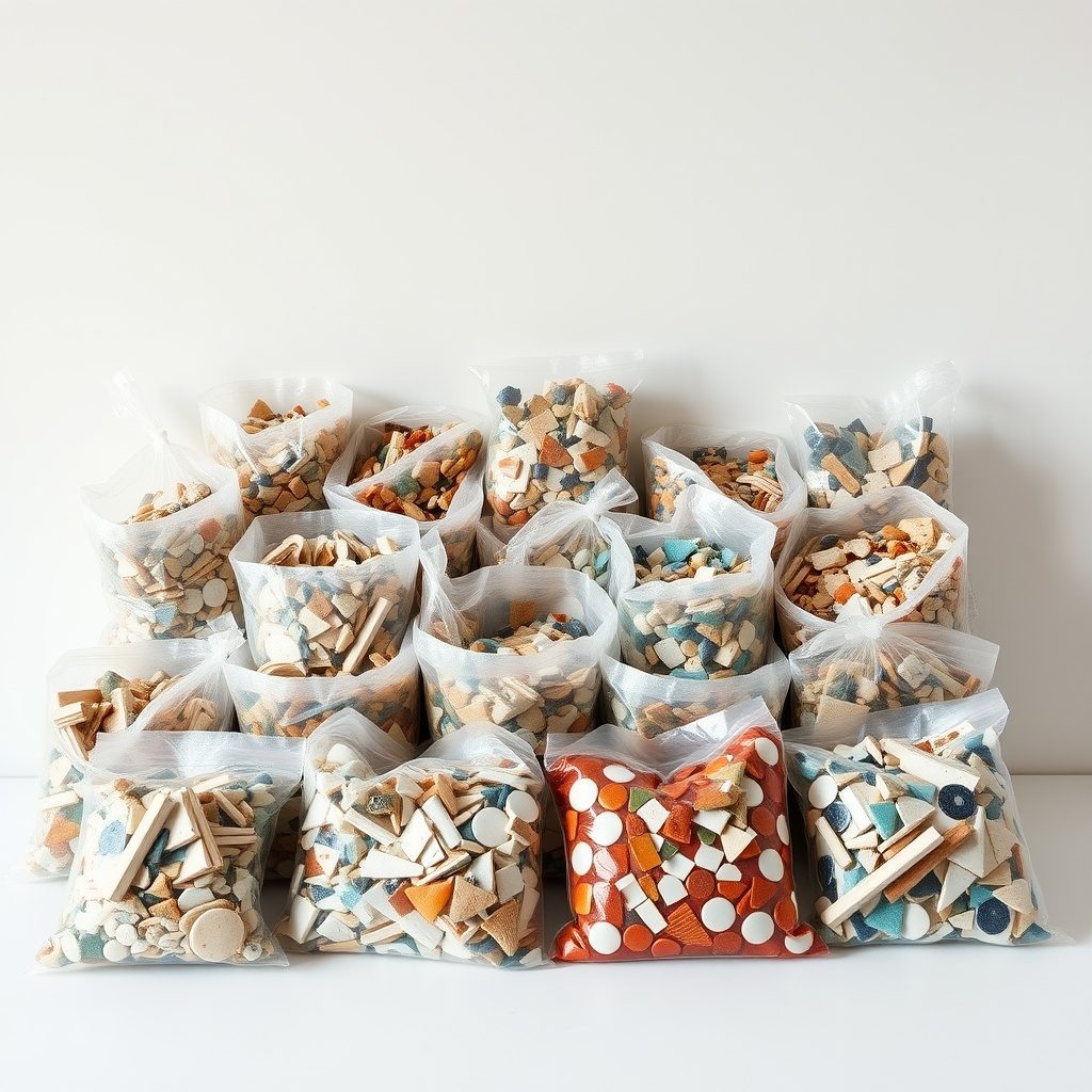Tile fragment bag