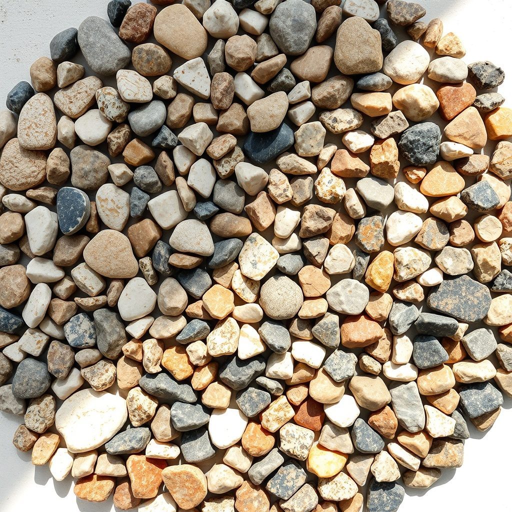 Textured mosaic chips