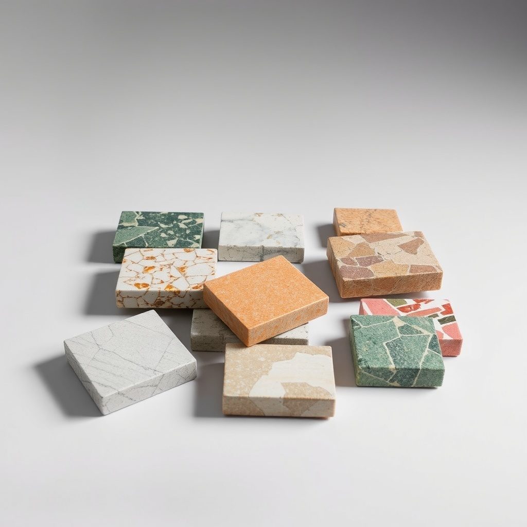 Mosaic stone chip packs